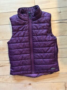 Kerrits Youth M Winter Whinnies Vest in Raisin